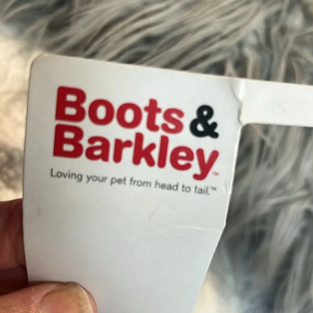 Boots & Barkley Blue Floral Checks Stripes Dog Harness